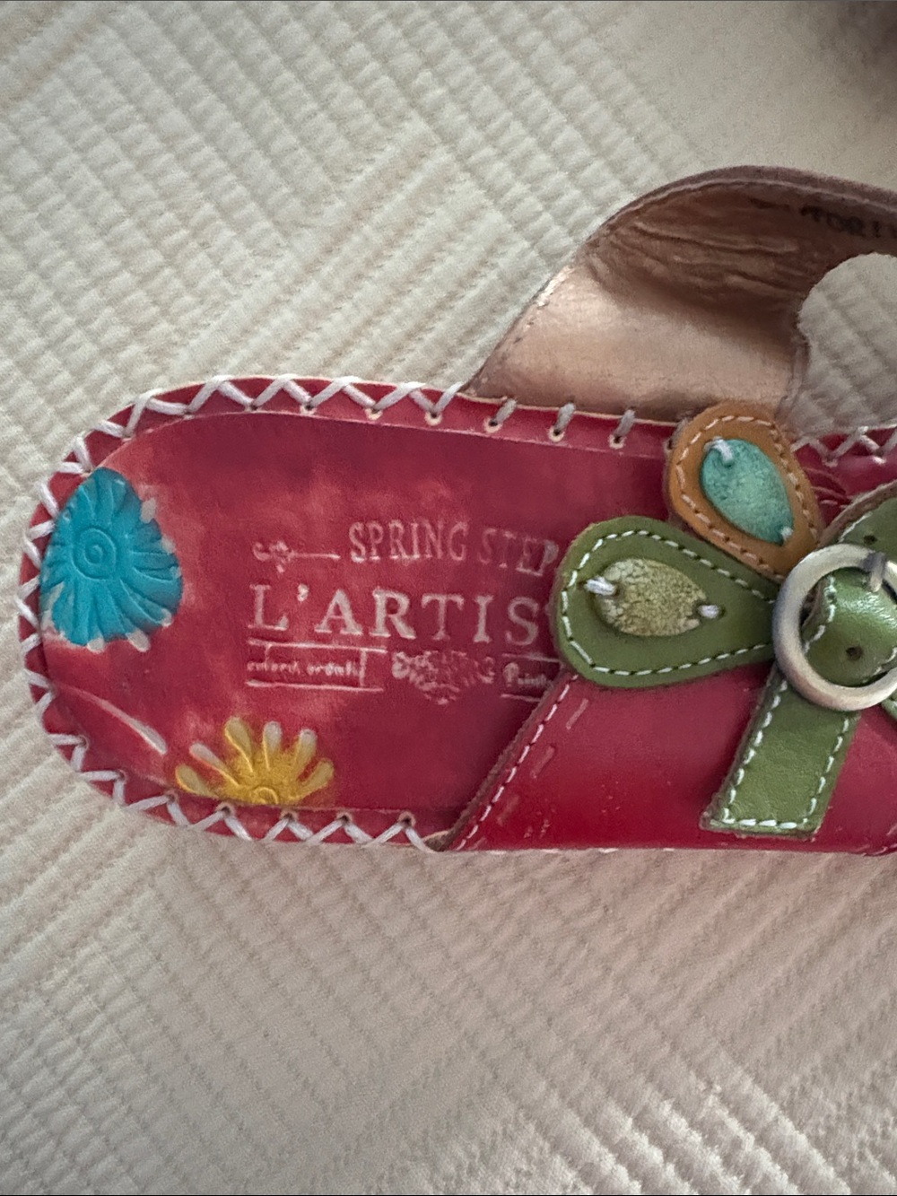 Spring Step l’Artiste floral sandals. NWOT. - Picture 2 of 5